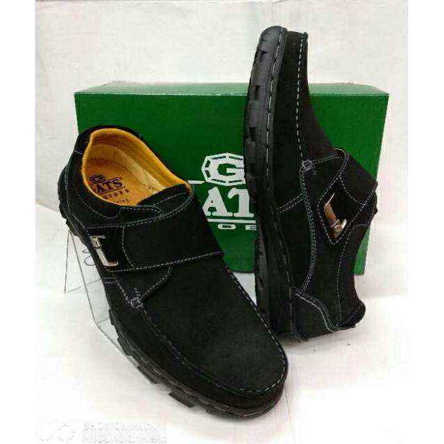 Sepatu kulit gats to 2209 black.sepatu original gats