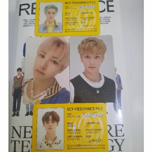 ID CARD MARK YANGYANG DEPARTURE MARK JISUNG ID CARD ALBUM TAEYONG IC PHOTOCARD WINWIN