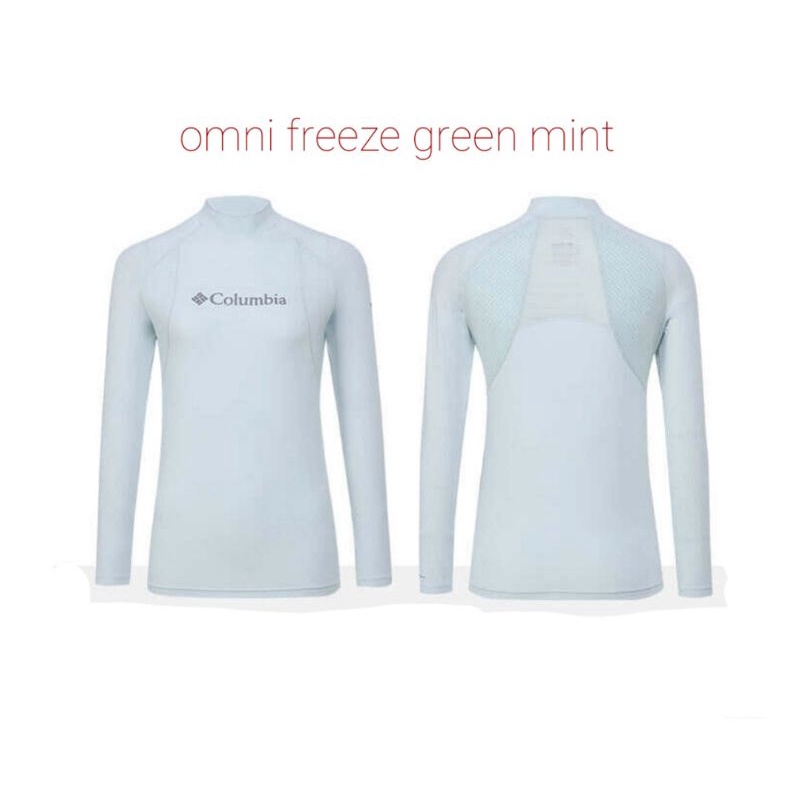 Baselayer Columbia Omni Freeze Wanita Hijau Mint