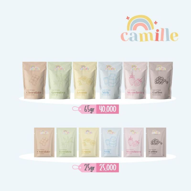 MASKER CAMILLE BEAUTE dan Body Scrub