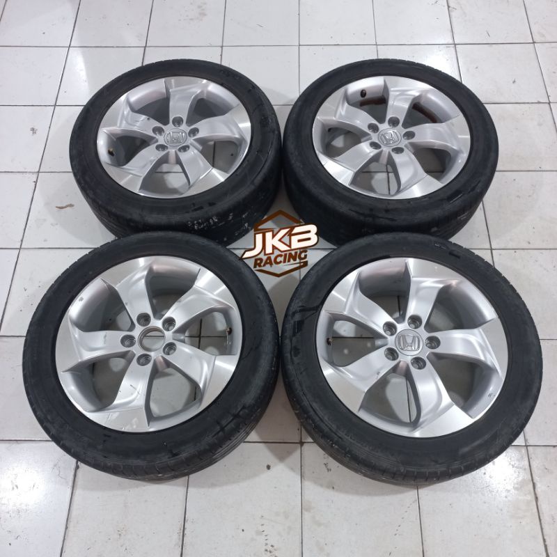 VELG SECOND STANDAR COPOTAN HRV RING 17 LUBANG 5X114 + BAN 215/55 R17