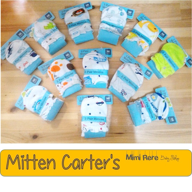 4pcs (2pasang) Sarung tangan bayi / Mitten isi 2pasang