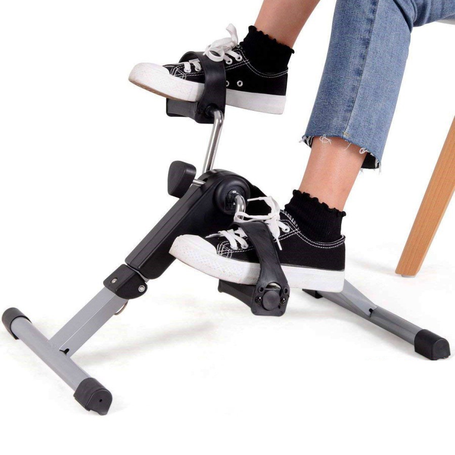 sepeda statis mini  b  terapi kaki tulang lutut stroke exercise bike
