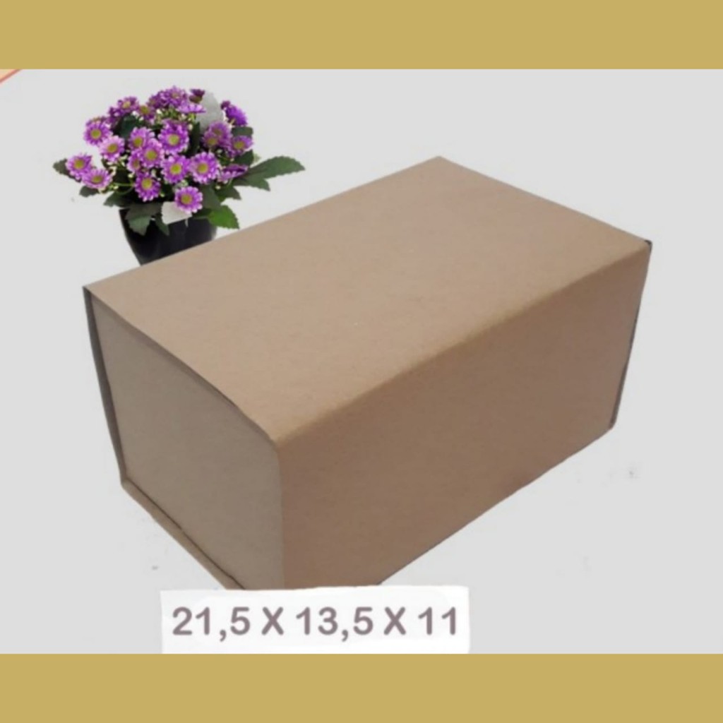 

Kraft Paper Sliding Box / Kardus Packing Uk 21.5 x 13.5 x 11 CM