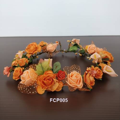 [BISA COD] FLOWER CROWN BRIDAL SHOWER PESTA AKSESORIS RAMBUT HIJAB FCP005