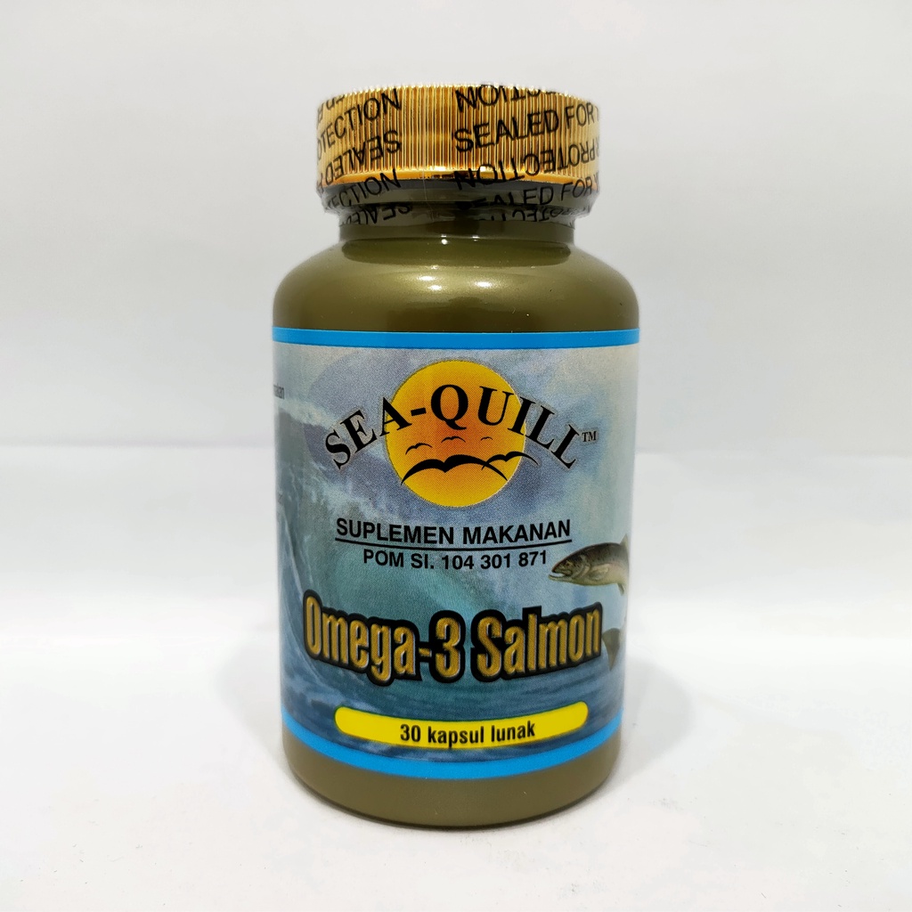 Jual SeaQuill Omega3 Salmon 30 Softgel Shopee Indonesia