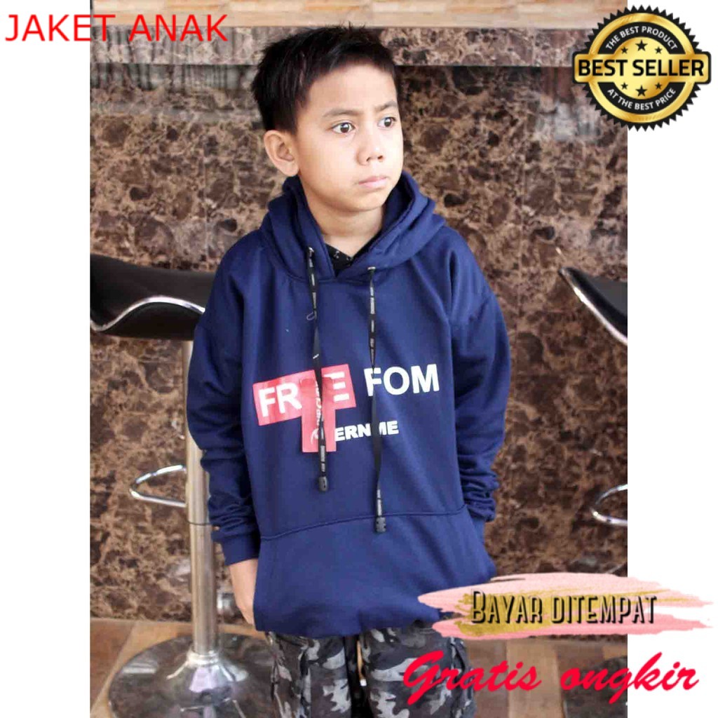 jaket anak free fom navy murah s cod korea anime sd kecil lucu jaket sweater