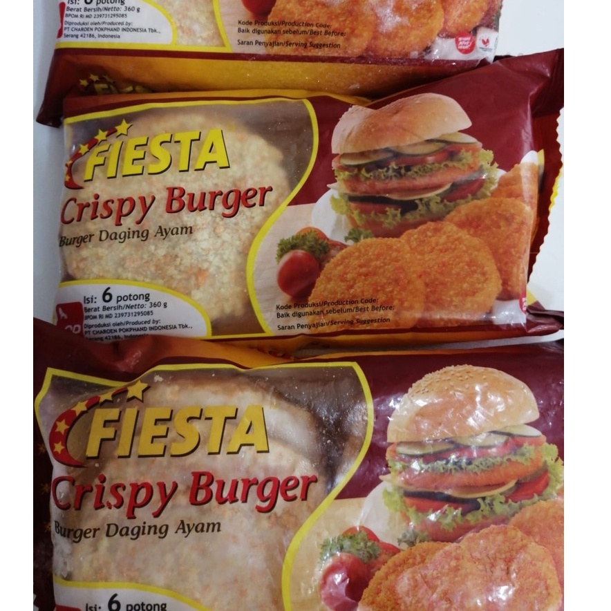 

ROTI BURGER FIESTA CRISPY BURGER 360GR