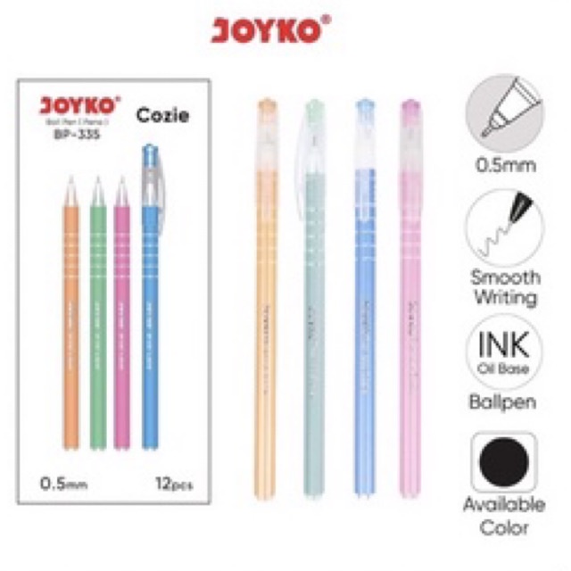 

Ball pen pena Joyko COZIE Bp-335 (12 pcs)