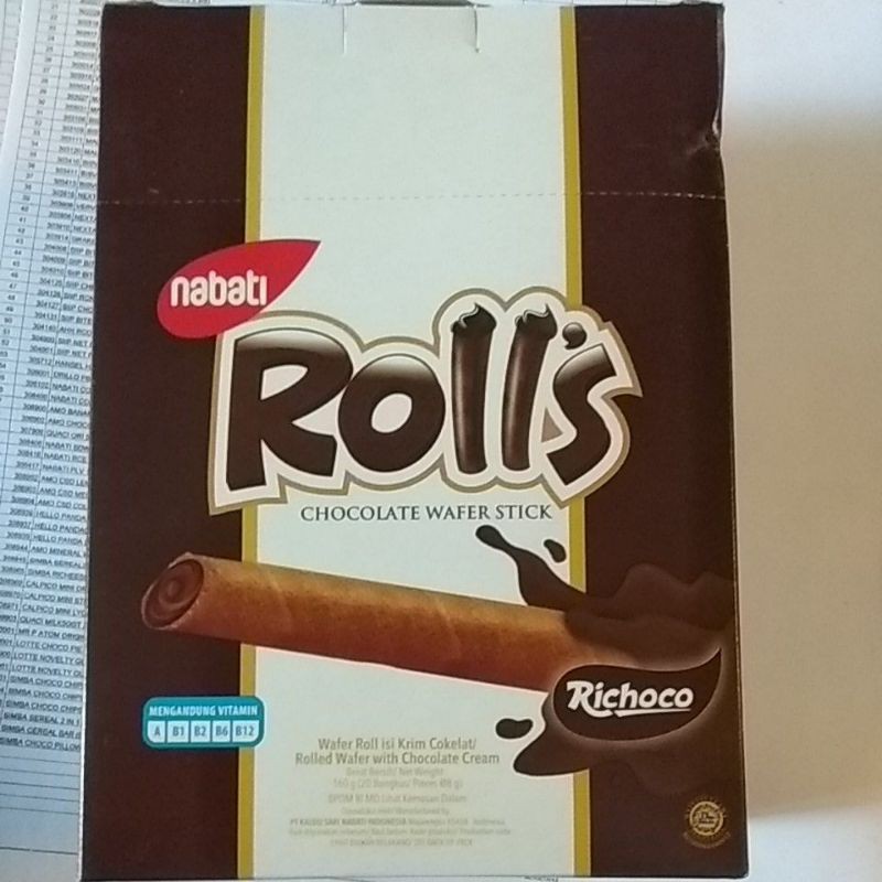 

Nabati Roll Coklat 8gr