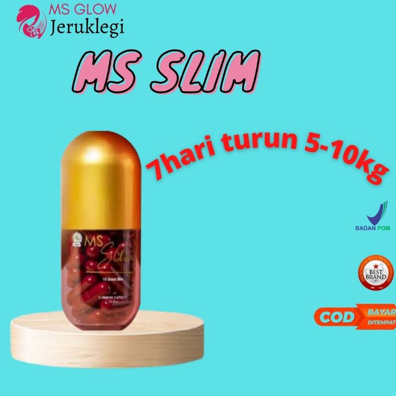 MS SLIMING KAPSUL MS GLOW OBAT DIET AMPUH AMAN UNTUK IBU HAMIL BUSUI BPOM