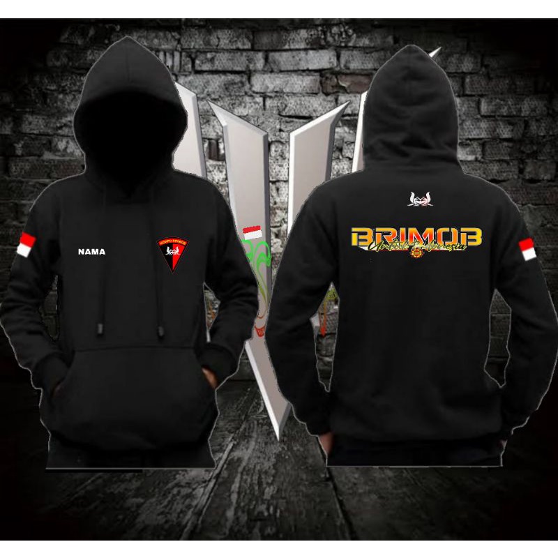 sweater brimob hoodie/brimob/polri