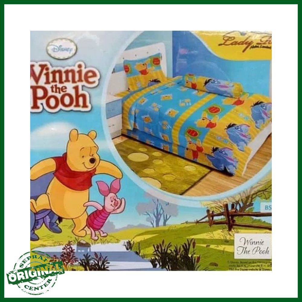 SEPREI LADY ROSE / SPREI LADY ROSE WINNIE THE POOH No.3 SINGLE 120 SEPRAI SPRAI SEPRAY
