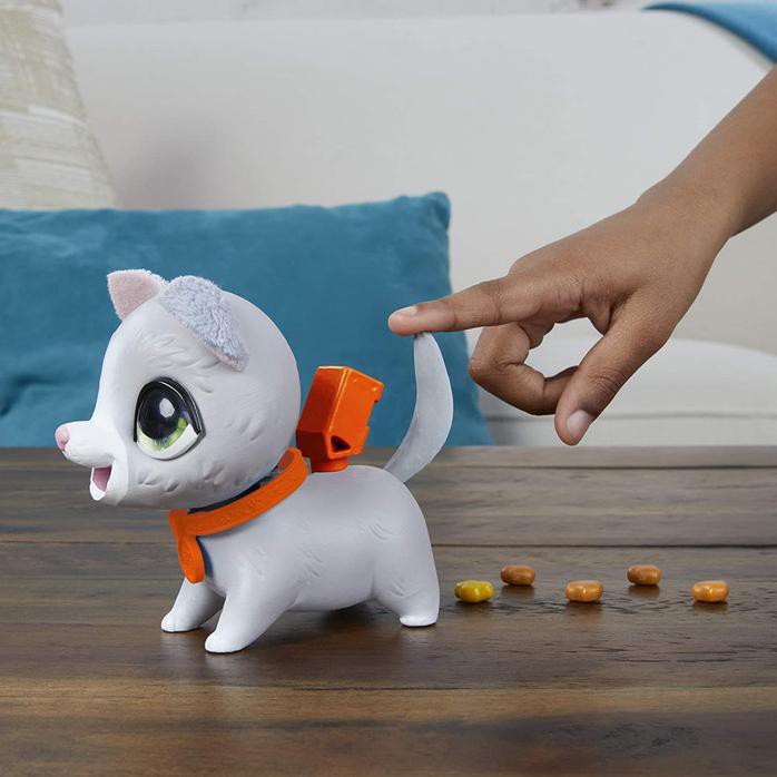 FURREAL POOPALOTS LIL WAGS GREY KITTY CAT