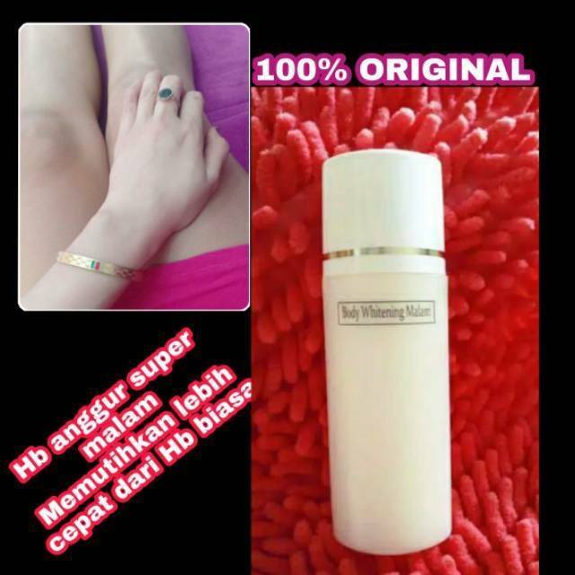 Body whitening malam / hb dosting anggur / hb dosis tinggi whitening