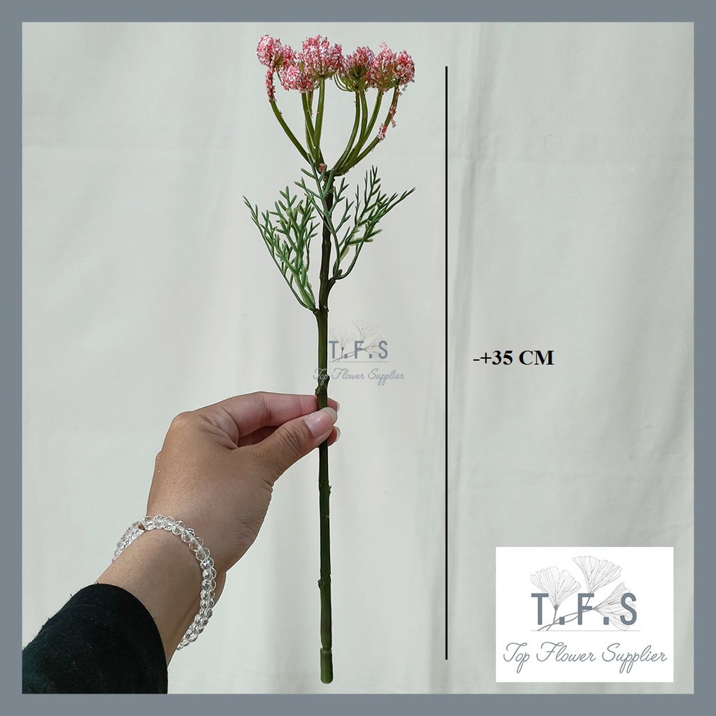 Artificial Rice Flower Tanaman Bunga Plastik Buatan Dekorasi Rumah Pesta Kantor-2