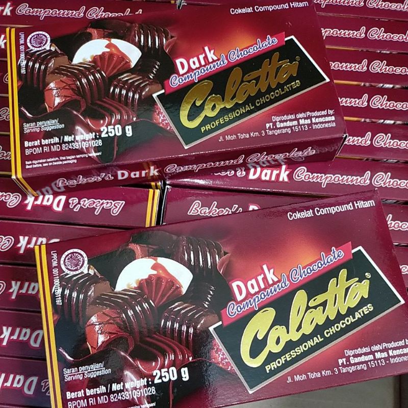 

colatta dark compound coklat 250gr