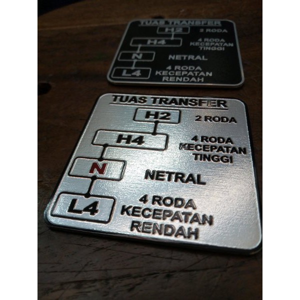 Emblem TC Jimny Jangkrik  LJ 80 Emboss & Bahan Plat