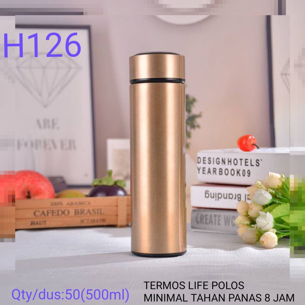 Termos Life Polos / Thermos Botol Minum Stainless Steel Anti Karat 500ml