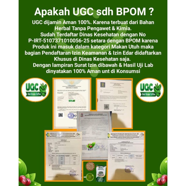 KOPI HIJAU (Umi Green Coffee)