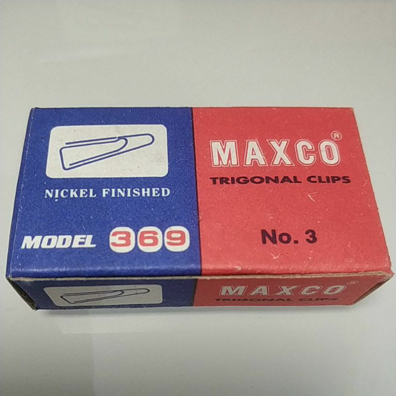 

Trigonal Clips Maxco no.3 model 369 / Trigonal Clip / Clip segitiga Murah