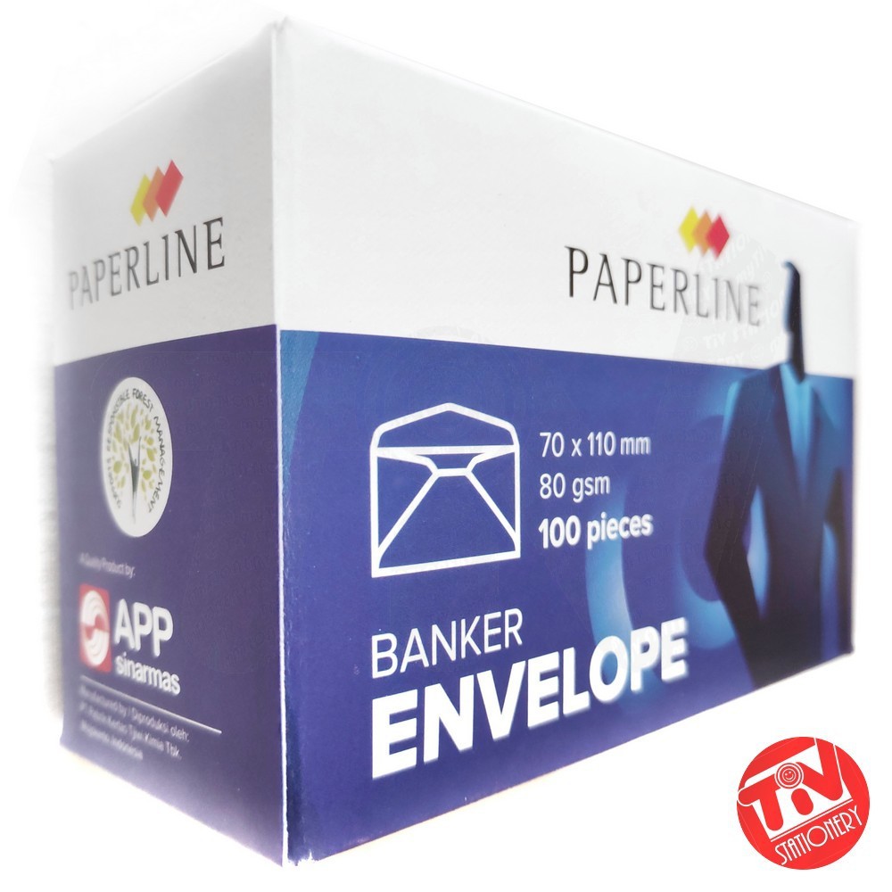 

Amplop Putih Saku Paperline Banker (70 x 110 mm)
