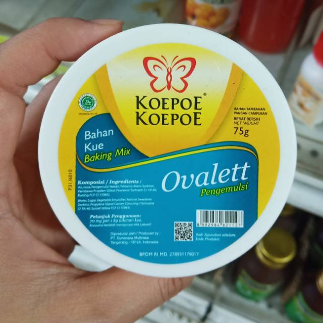 

Koepoe koepoe ovalett 75gr