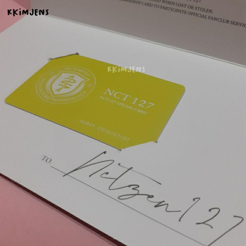 [ ready stock ] nct 127 special card ace kit — lysn membership only nctzen