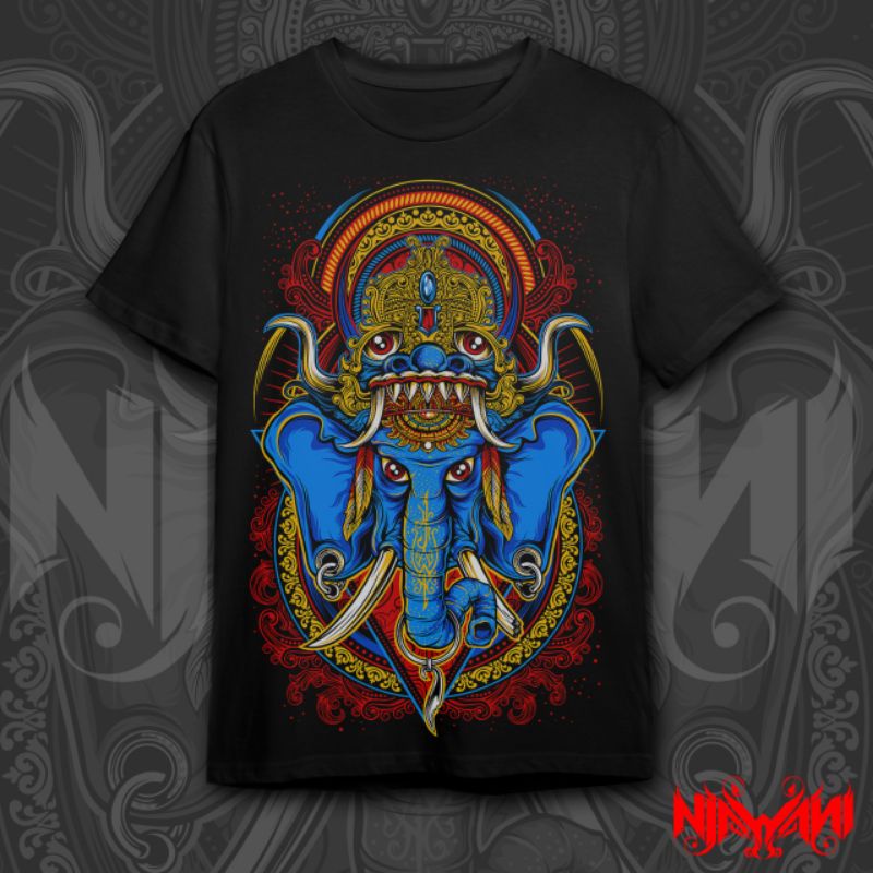 Kaos_Njawani_Desain_Ganesa_Barong