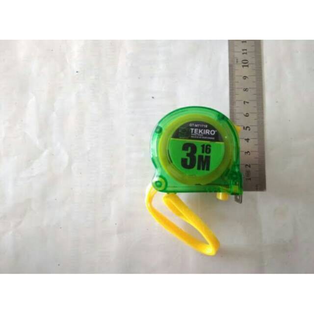 Tekiro Meteran Roll 3M Transparan Tekiro Alat Ukur 3 m GT MT1718 Measurement Tape Transparent Tekiro