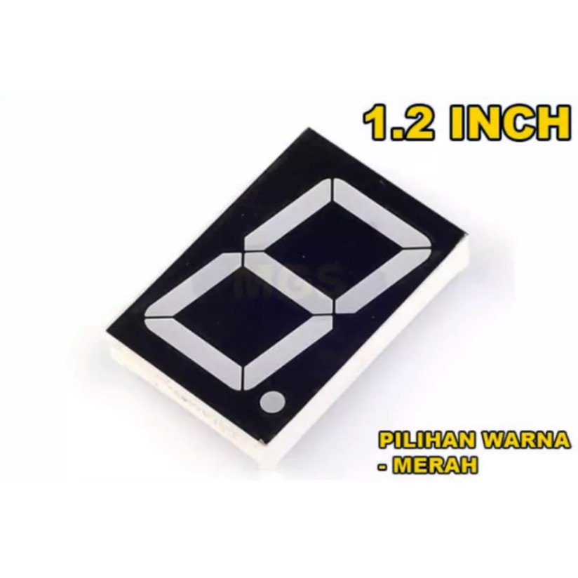 7 Segmen Seven Segment Common Anoda 1,2 inch