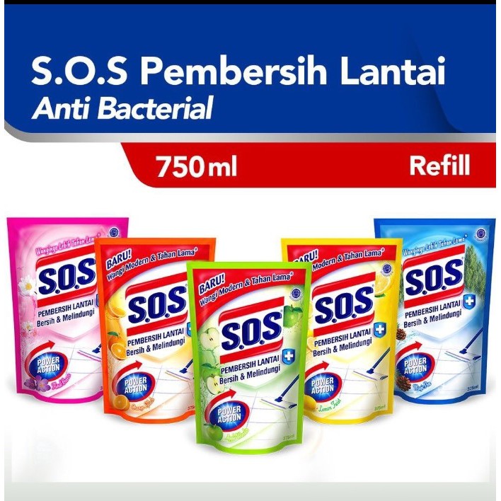 SOS PEMBERSIH LANTAI 750ML