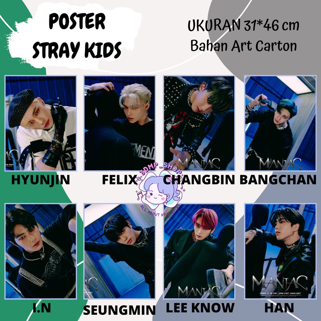 POSTER STRAY KIDS member