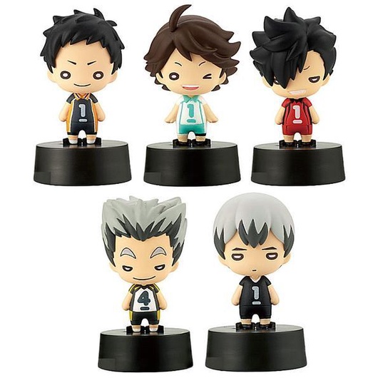 Figure Haikyuu Nitotan Chiby Version set 5 pcs Mascot Captain