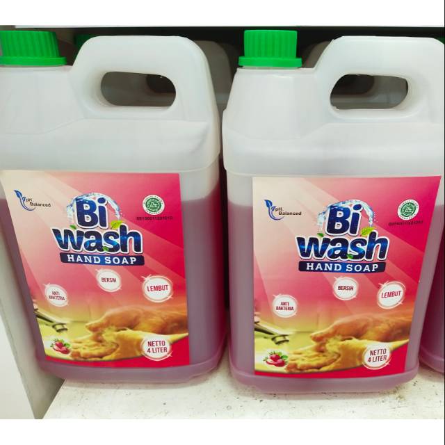 Bi Wash Hand Soap Anti Bacterial / Sabun Cuci tangan anti bakteri