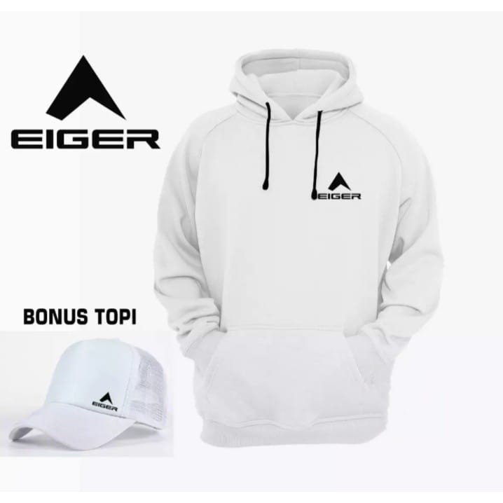 BONUS TOPI..!!! Sweater Hoodie Terkeren 01 Logo Premium Text Hitam