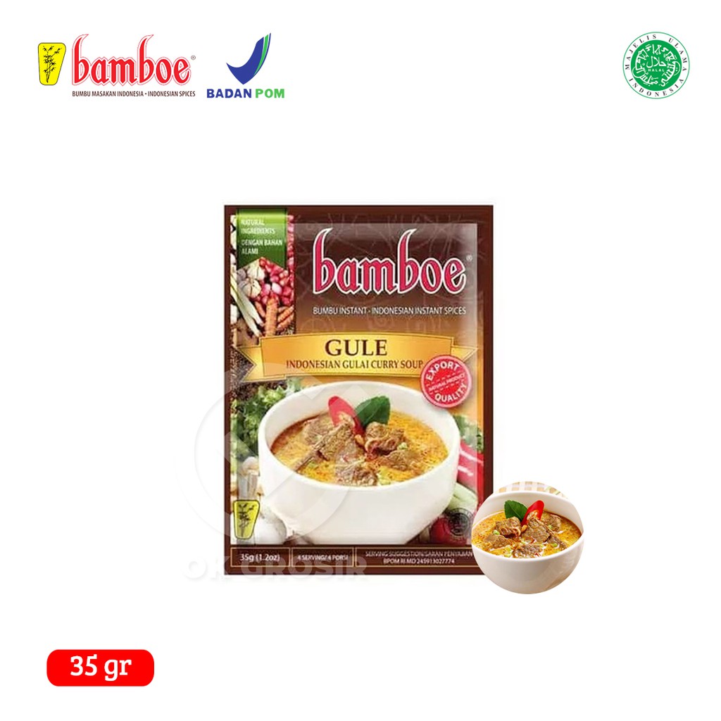 

Bamboe Bumbu Gule / Bumbu Instan (35 gr)