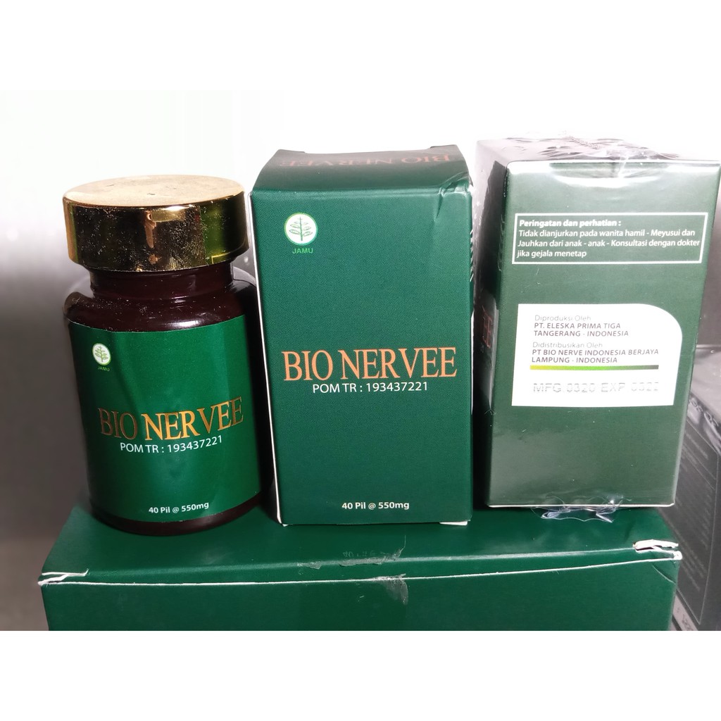 Jual Bio Nerve Obat Herbal 100 Asli Shopee Indonesia