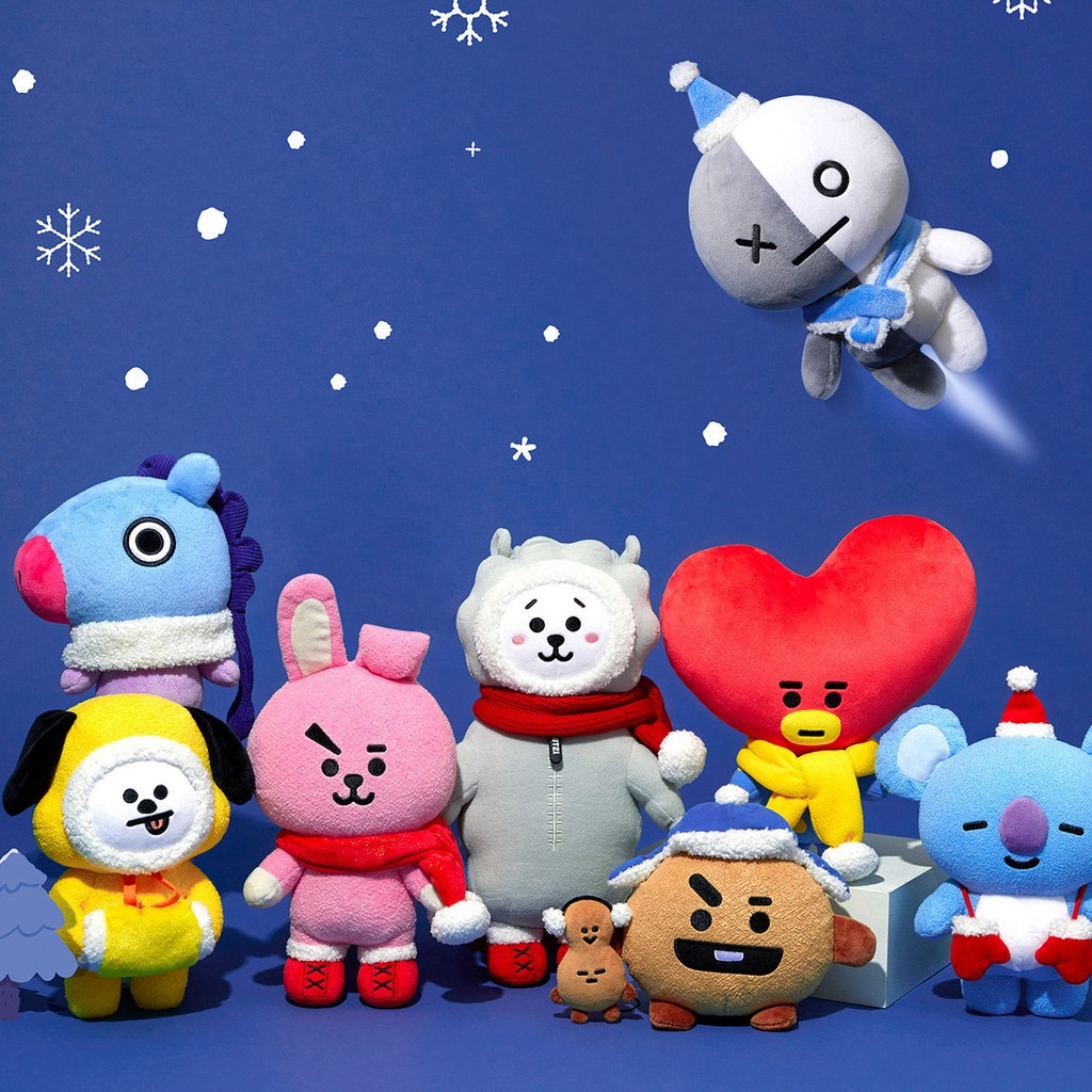  Boneka  Stuffed Kpop BTS  bt21 Bahan Plush untuk Koleksi 