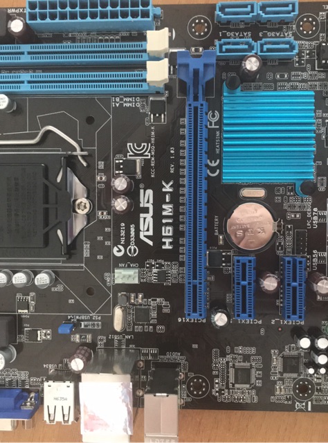 MB ASUS H61M-K MOTHERBOARD RESMI MAINBOARD H61 SOCKET 1155 intel