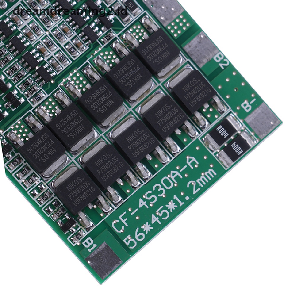 (LIKE) 4s 14.8v 30a bms pcb board Pelindung 18650 li-ion cell balance