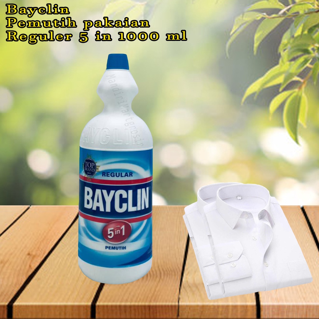 Pemutih pakaian * Bayclin * Reguler 5in1 * 1000ml