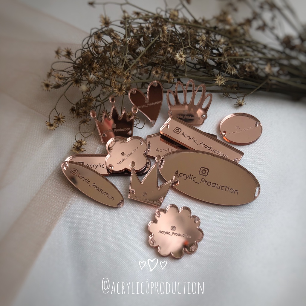 

Label Akrilik ROSE GOLD | Label Hijab Branding | Custom Cutting Label | Label Hijab murah | Label Hijab Akrilik | Label akrilik | Tag Akrilik - acrylic_production