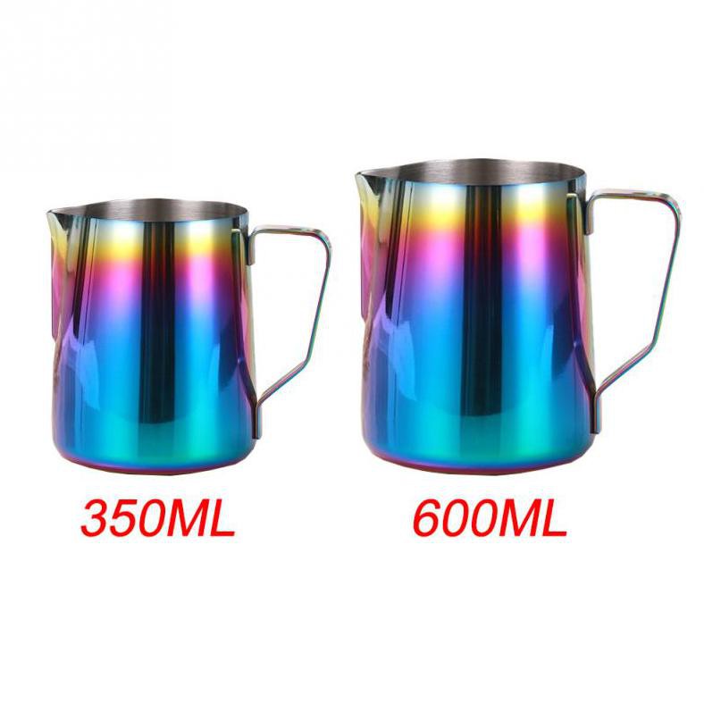 GS8 Gelas Pitcher Kopi Espresso Latte Art Rainbow Stainless Steel 350ml - 10084 OneTwoCup Multi