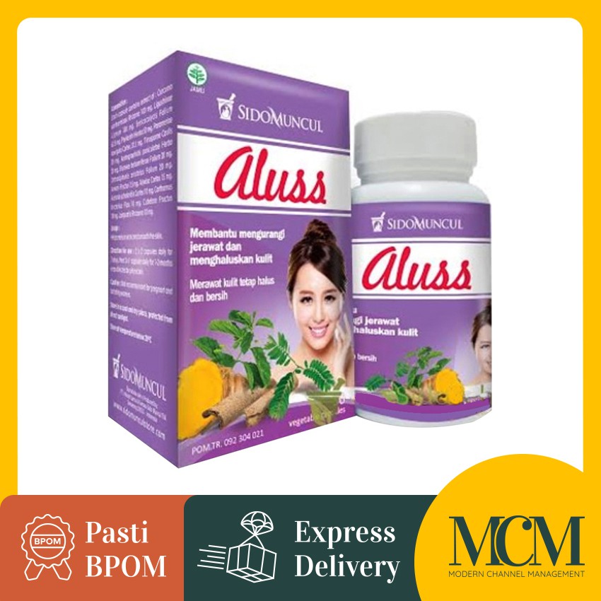 Obat Komedo dan Jerawat Aluss - 30 Kapsul