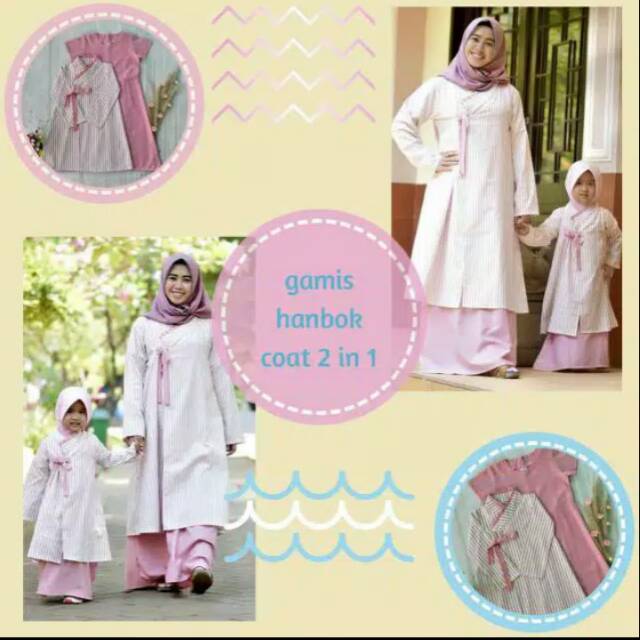 READY Gamis hanbok salur couple ibu anak by Oh Baby TG