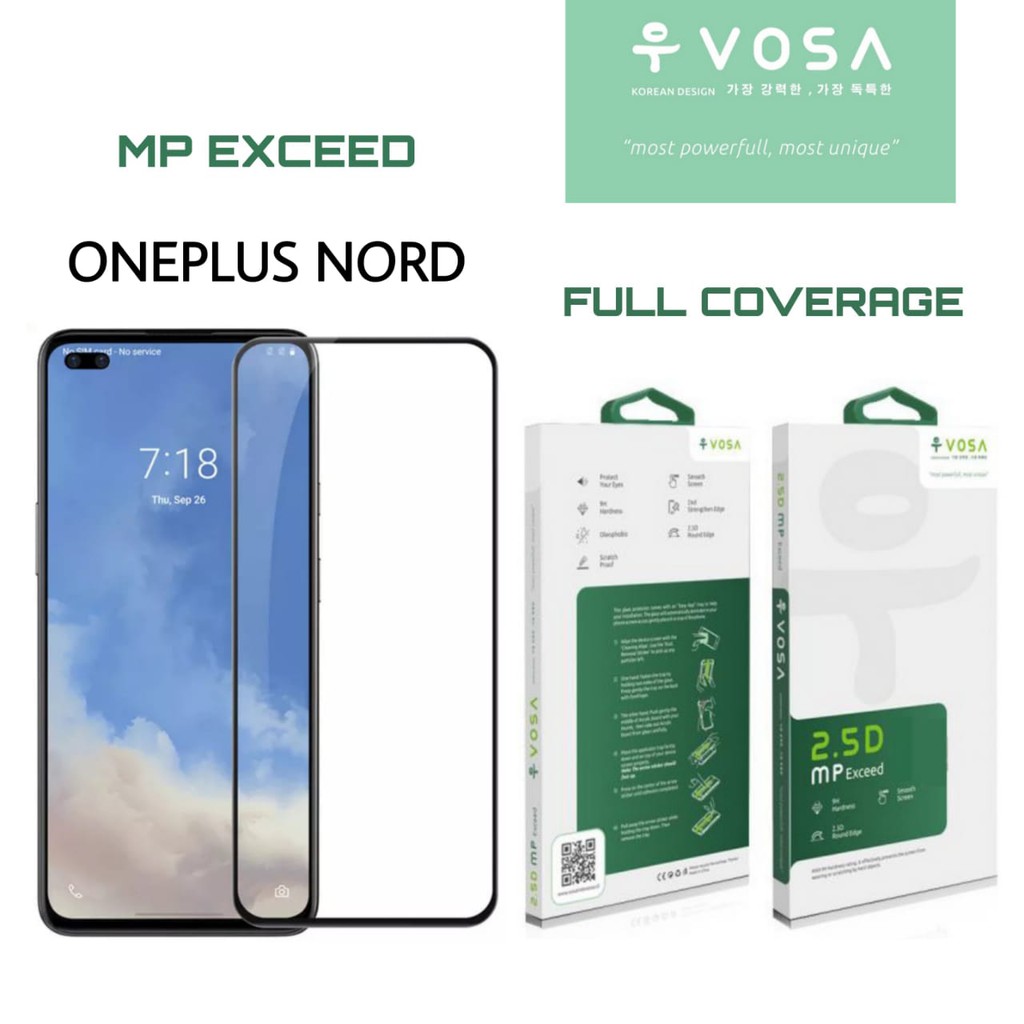 TEMPERED GLASS VOSA MP EXCEED ONEPLUS NORD oneplus nord