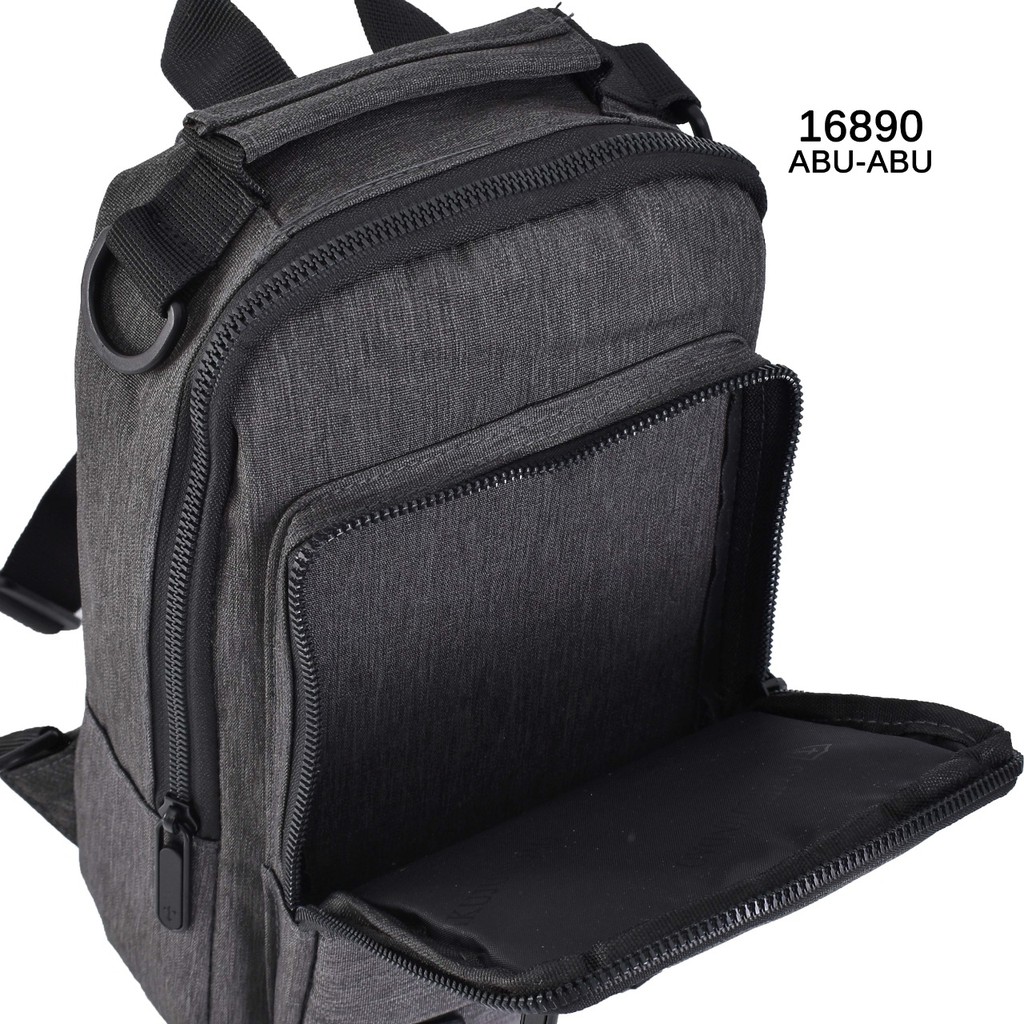 Selempang Fashion 16890 Bisa dijadikan Tas Dada,Selempang&amp;Ransel[3 IN 1] (Free Kabel USB Extension)