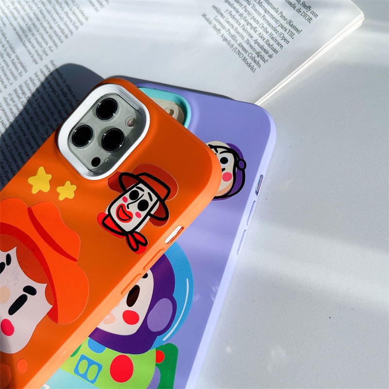 Case Pelindung Motif Print Kartun Toy Story Untuk IPhone 12 13 11 Pro Max X Xs Max Xr 7 8 Plus Pplj