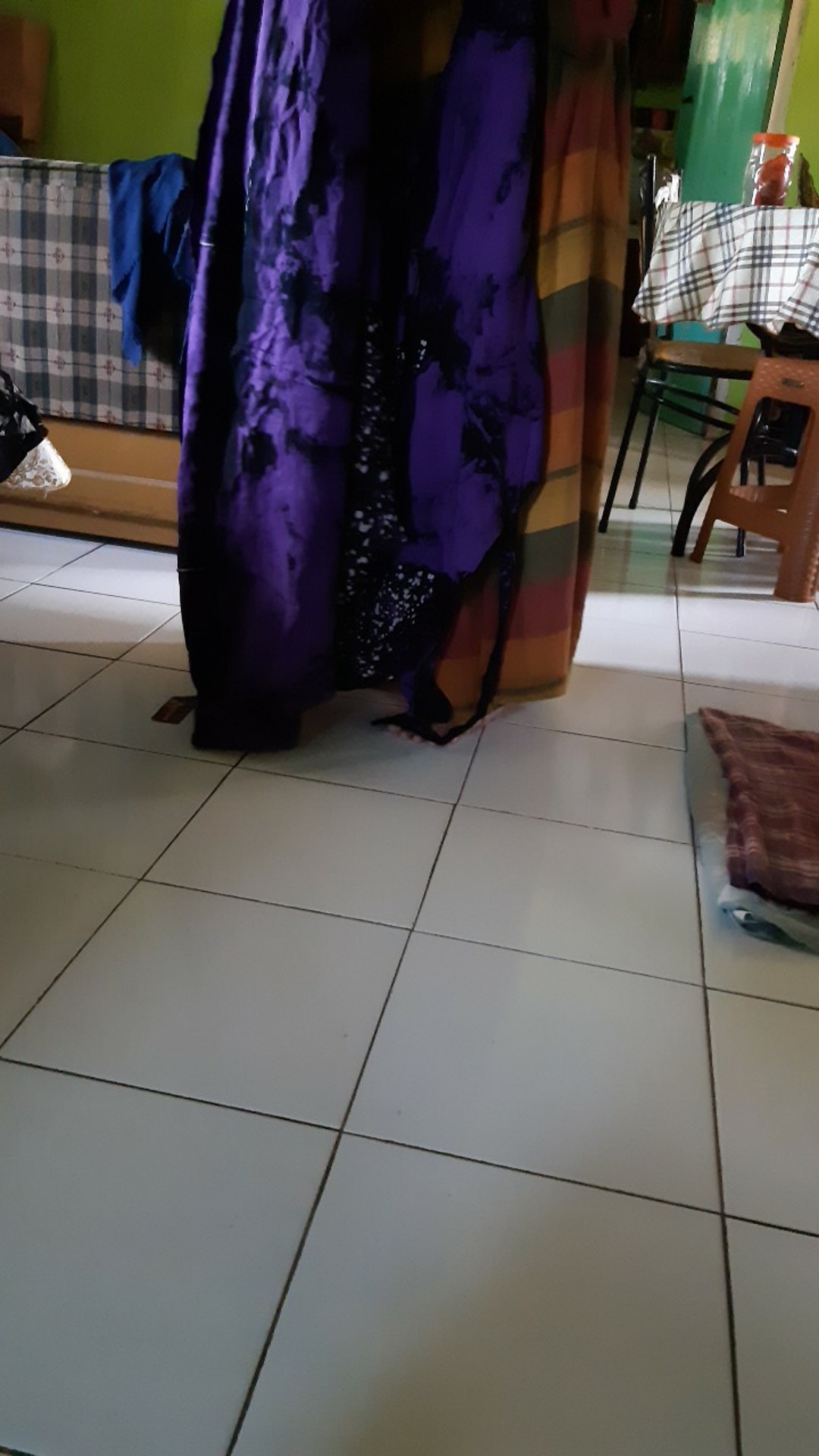 Gamis Twill Ori Gamis Twil Abstrak Pelangi Bukan Gamis Rayon Candi Mekar